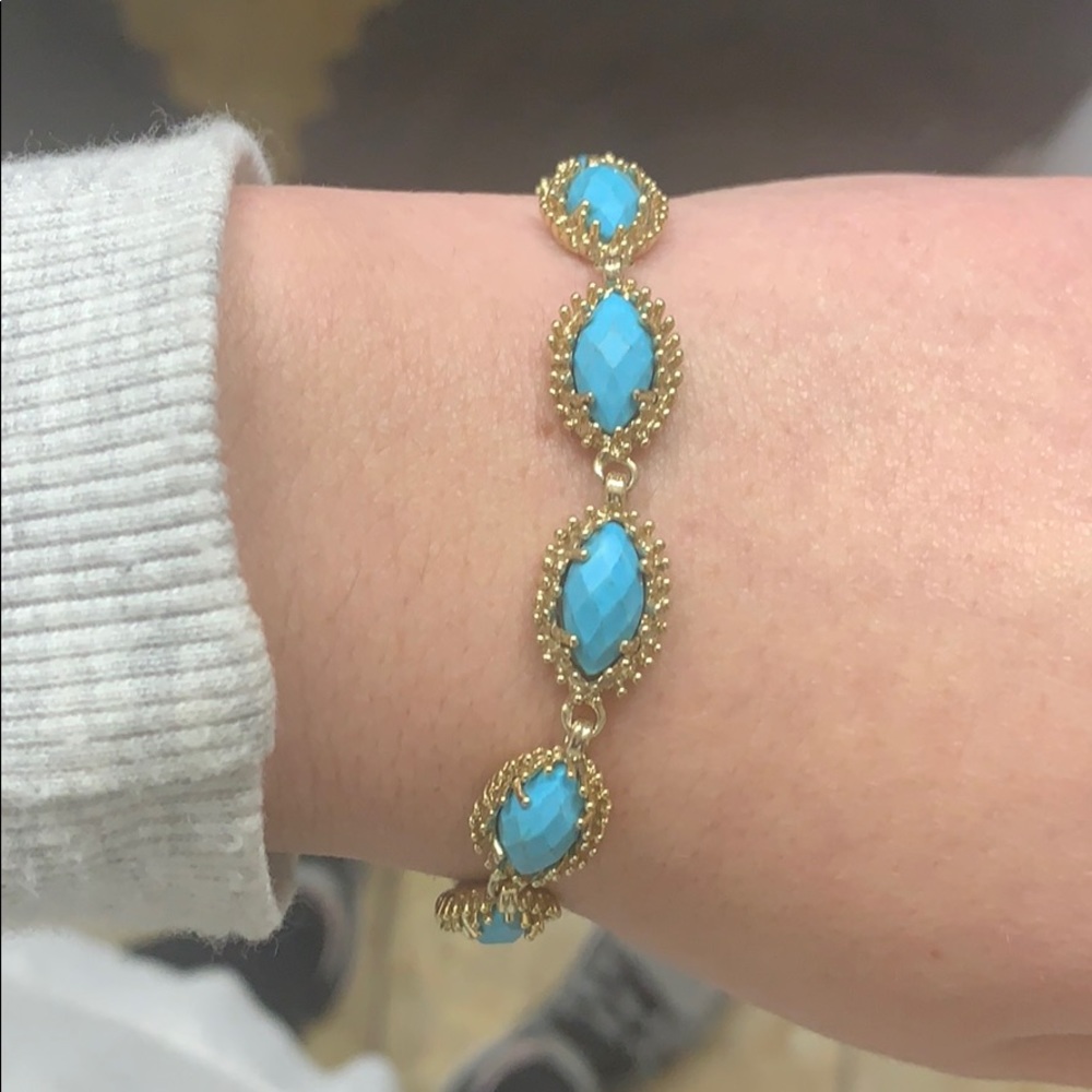Blue Kendra Scott blue stone bracelet